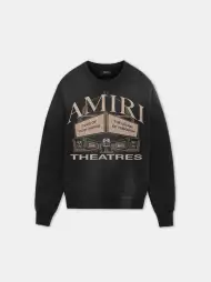 AMIRI THEATERS VINTAGE CREW - Black