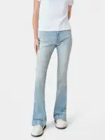WOMEN - WOMEN'S KICK FLARE - Light Indigo(DENIM,Light Indigo)
