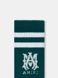 MA STRIPE SOCK - Evergreen(COTTON POLYESTER,Evergreen)