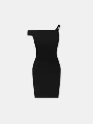 WOMEN - WOMEN'S OFF THE SHOULDER MINI DRESS - Black