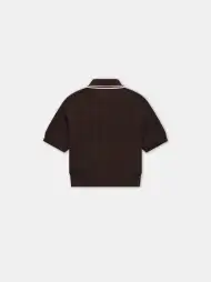 WOMEN - WOMEN'S MA QUAD POLO - Brown(VISCOSE,Brown)