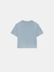 WOMEN - WOMEN'S AMIRI HOLLYWOOD CAFE BABY TEE - Mist(COTTON JERSEY,Mist)