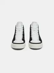 MA COURT HI - Black/White(COTTON,Black/White)