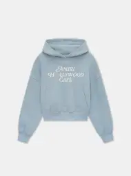 WOMEN - WOMEN'S AMIRI HOLLYWOOD CAFE HOODIE - Mist