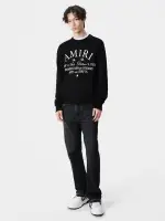 AMIRI ARTS DISTRICT CREW - Black(WOOL,BLACK)