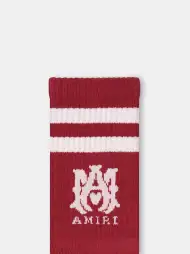 KIDS - KIDS' MA STRIPE SOCKS - Varsity Red(COTTON POLYESTER,Varsity Red)