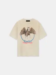WOMEN - WOMEN'S AMIRI PEGASUS OVERSIZED TEE - Alabaster