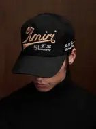 AMIRI GOOD LIFE TRUCKER HAT - Black(CANVAS,BLACK)