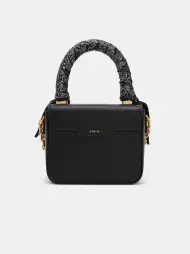 WOMEN - WOMEN'S MICRO MA BAG WITH CHAIN HANDLE - Black(SILK,BLACK)
