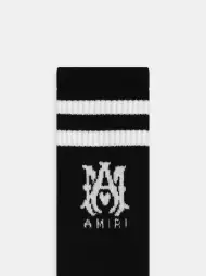 MA CORE LOGO SOCKS - Black White(COTTON BLEND,Black White)