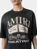 AMIRI THEATRES OVERSIZED TEE - Black(COTTON,BLACK)