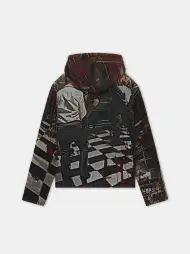 TAPESTRY HOODIE - Black(COTTON,BLACK)