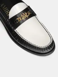 TWO TONE MA CHAIN LOAFER - Black(SILK,BLACK)