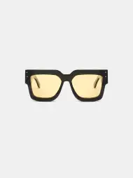 JUMBO MA SUNGLASSES - Black Yellow(METAL,Black Yellow)