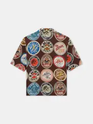 AMIRI COASTERS BOWLING SHIRT - Chocolate(VISCOSE,Chocolate)
