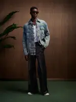 VINTAGE PEGASUS TRUCKER JACKET - Antique Indigo(DENIM,Antique Indigo)