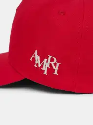 MA STAGGERED AMIRI FULL CANVAS HAT - Red(CANVAS,Red)