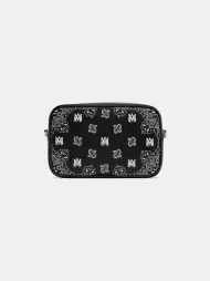 BANDANA EMBROIDERED CAMERA CASE - Black(SILK,BLACK)