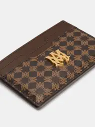 MA QUAD CARD HOLDER - Brown(COTTON BLEND,Brown)