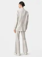 WOMEN - WOMEN'S MA QUAD KICK FLARE - Alabaster(WOOL BLEND,Alabaster)