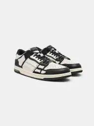 SKEL-TOP LOW - BLACK/WHITE(SILK,Black/White)