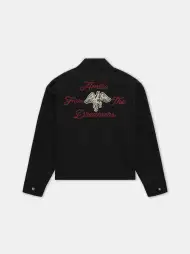 ZIP BLOUSON - Black(COTTON,BLACK)