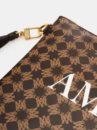 AMIRI MA QUAD LARGE POUCH - Brown(COTTON BLEND,Brown)