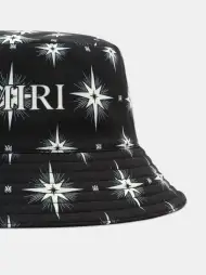 AMIRI STARBURST BUCKET HAT - Black(SILK,BLACK)