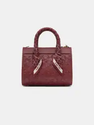 WOMEN - WOMEN'S STARS MICRO TRIANGLE BAG - Burgundy(SILK,Burgundy)