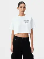 WOMEN - WOMEN'S ARTS DISTRICT CROPPED TEE - White(COTTON,White)
