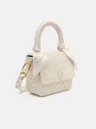 WOMEN - WOMEN'S CRYSTAL MICRO MA BAG - Alabaster(SILK,Alabaster)