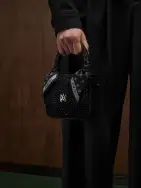 WOMEN - WOMEN'S CRYSTAL MICRO MA BAG - Black(SILK,BLACK)