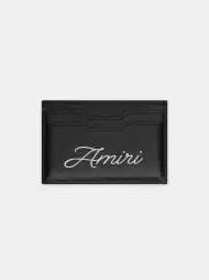 PANTHER LEATHER CARD HOLDER - Black(SILK,BLACK)