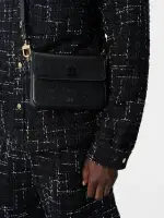 MA QUAD LEATHER CROSSBODY - Black(SILK,BLACK)