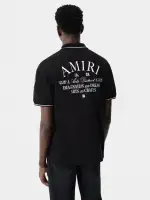 AMIRI ARTS DISTRICT POLO - Black(COTTON,BLACK)