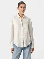 WOMEN - WOMEN'S MA QUAD LONG SLEEVE SHIRT - Alabaster(VISCOSE,Alabaster)