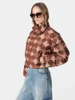 WOMEN - WOMEN'S MA QUAD CROPPED DOWN JACKET - Chocolate(NYLON,Chocolate)