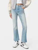 WOMEN - WOMEN'S KICK FLARE - Antique Indigo(DENIM,Antique Indigo)