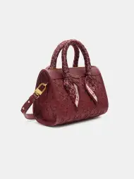 WOMEN - WOMEN'S STARS MICRO TRIANGLE BAG - Burgundy(SILK,Burgundy)