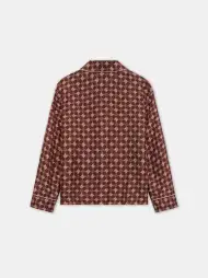 WOMEN - WOMEN'S MA QUAD PJ SHIRT - Chocolate(SILK,Chocolate)