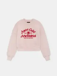 WOMEN - WOMEN'S ARTS DISTRICT CROPPED CREW - Pale Peach