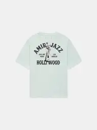 AMIRI JAZZ WOLF TEE - Pale Mint(COTTON,Pale Mint)