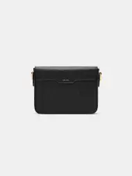 MA QUAD LEATHER CROSSBODY - Black(SILK,BLACK)