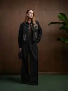 WOMEN - WOMEN'S MA QUAD CRYSTAL WORKWEAR JACKET - Black(DENIM,BLACK OD)