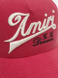AMIRI GOOD LIFE TRUCKER HAT - Deep Red(CANVAS,Deep Red)