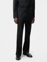 TONAL MA QUAD KICK FLARE - Black(WOOL VISCOSE,BLACK)