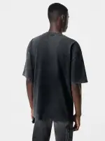 AMIRI HIGH LION SKATER TEE - Black(COTTON,BLACK)