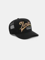 AMIRI GOOD LIFE TRUCKER HAT - Black(CANVAS,BLACK)