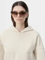 WOMEN - WOMEN'S AMIRI EMBROIDERED HOODIE - Alabaster(COTTON,Alabaster)