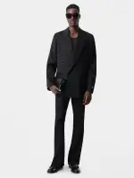 TONAL MA QUAD KICK FLARE - Black(WOOL VISCOSE,BLACK)
